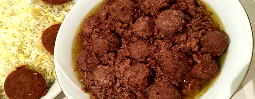 Плов Фисинджан Плов с грецкими орехами