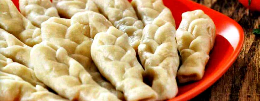 Гюрза Блюдо из теста и фарша