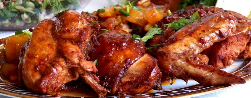 Курица с гранатом Курица с сумахом