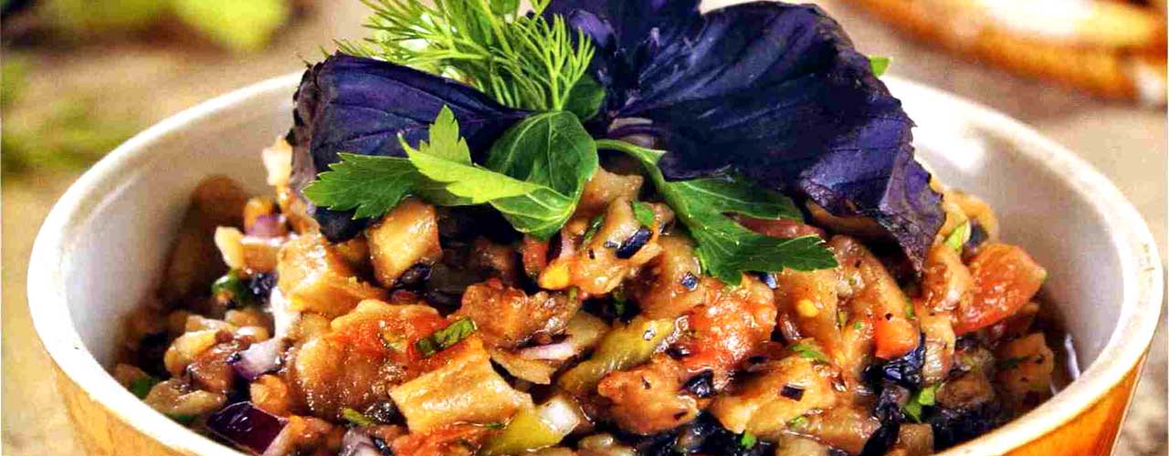 Салат Мангал Азербайджанские овощи на мангале